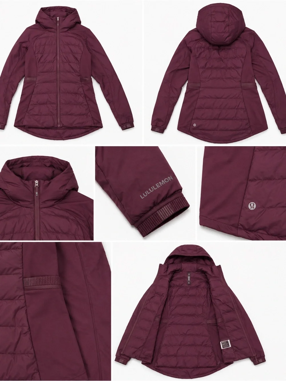 lululemon athletica hooded quilted